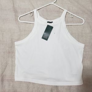NWT Wild Fable white crop tank top